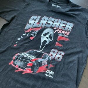 NEW! Rare Slasher Racing Ghostface Scream NASCAR Shirt